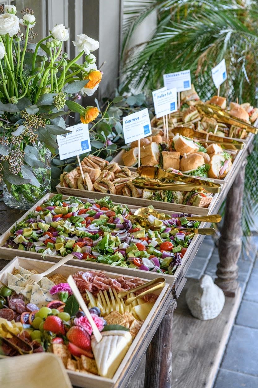 Large Sandwich & Salad Platter