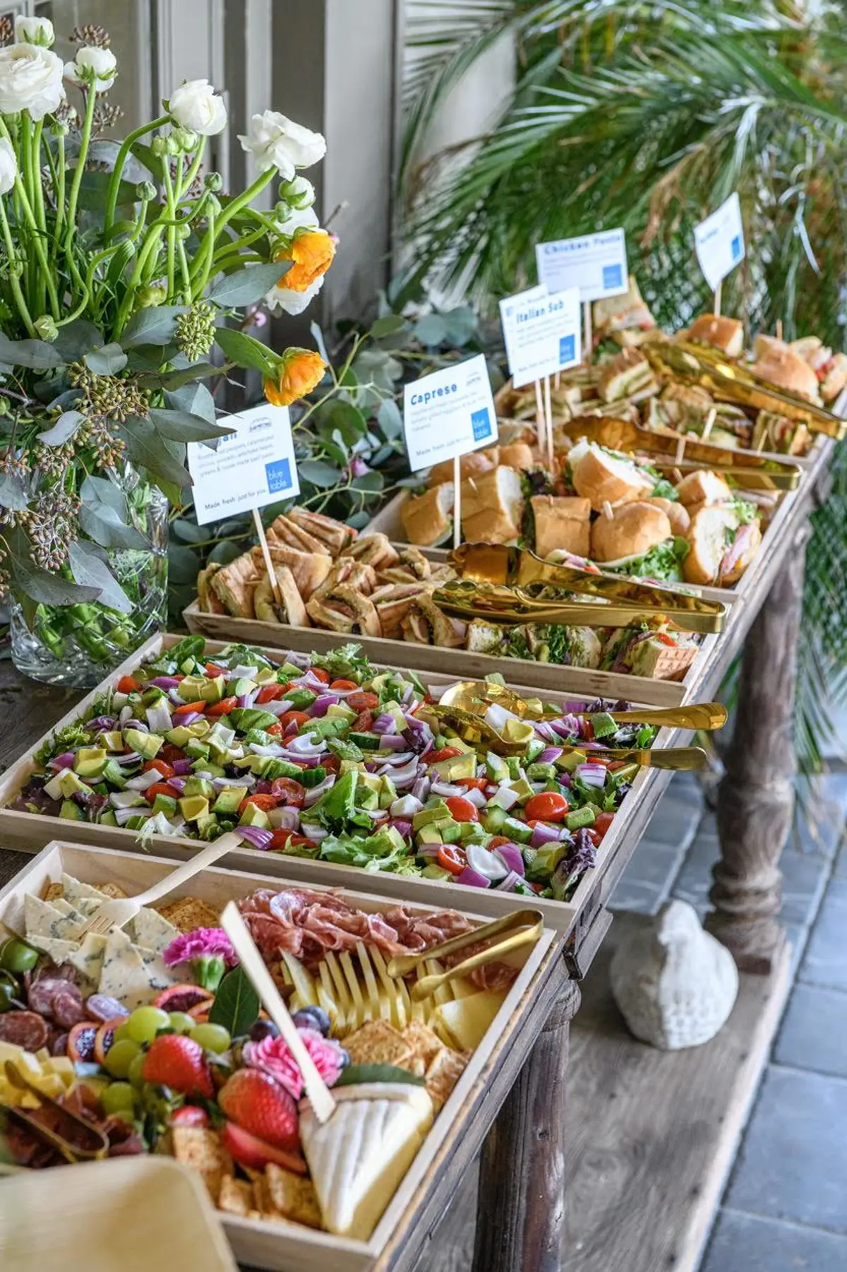 Large Sandwich & Salad Platter 